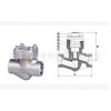 H11H-150LB A105 材质锻钢美标丝扣止回阀