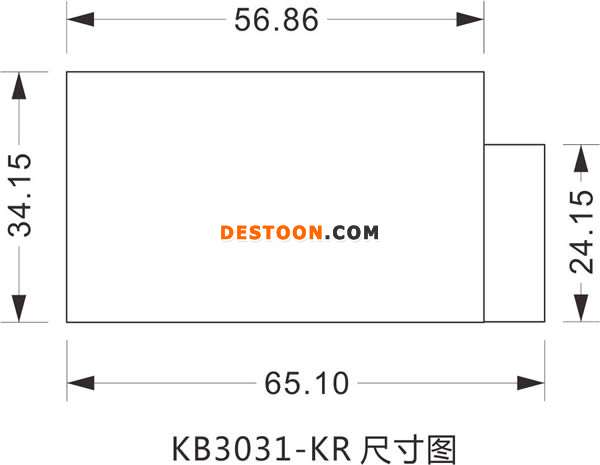 KB3031-KR低功耗抄表模块尺寸