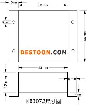 KB3072 ZigBee DTU尺寸