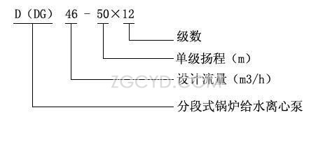 DG高压锅炉给水泵型号意义