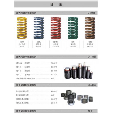 供应新大同极重负荷弹簧，绿色弹簧 XDTB图2