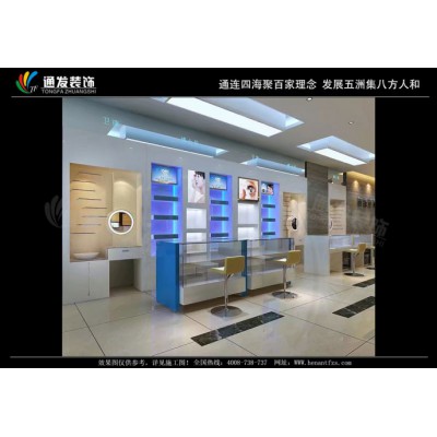 眼镜店装修设计效果图定制眼镜展柜公司河南通发装饰生产厂家图2