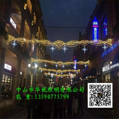 LED街棚灯 双面发光LED路灯杆造型灯 五一国庆节亮化图3